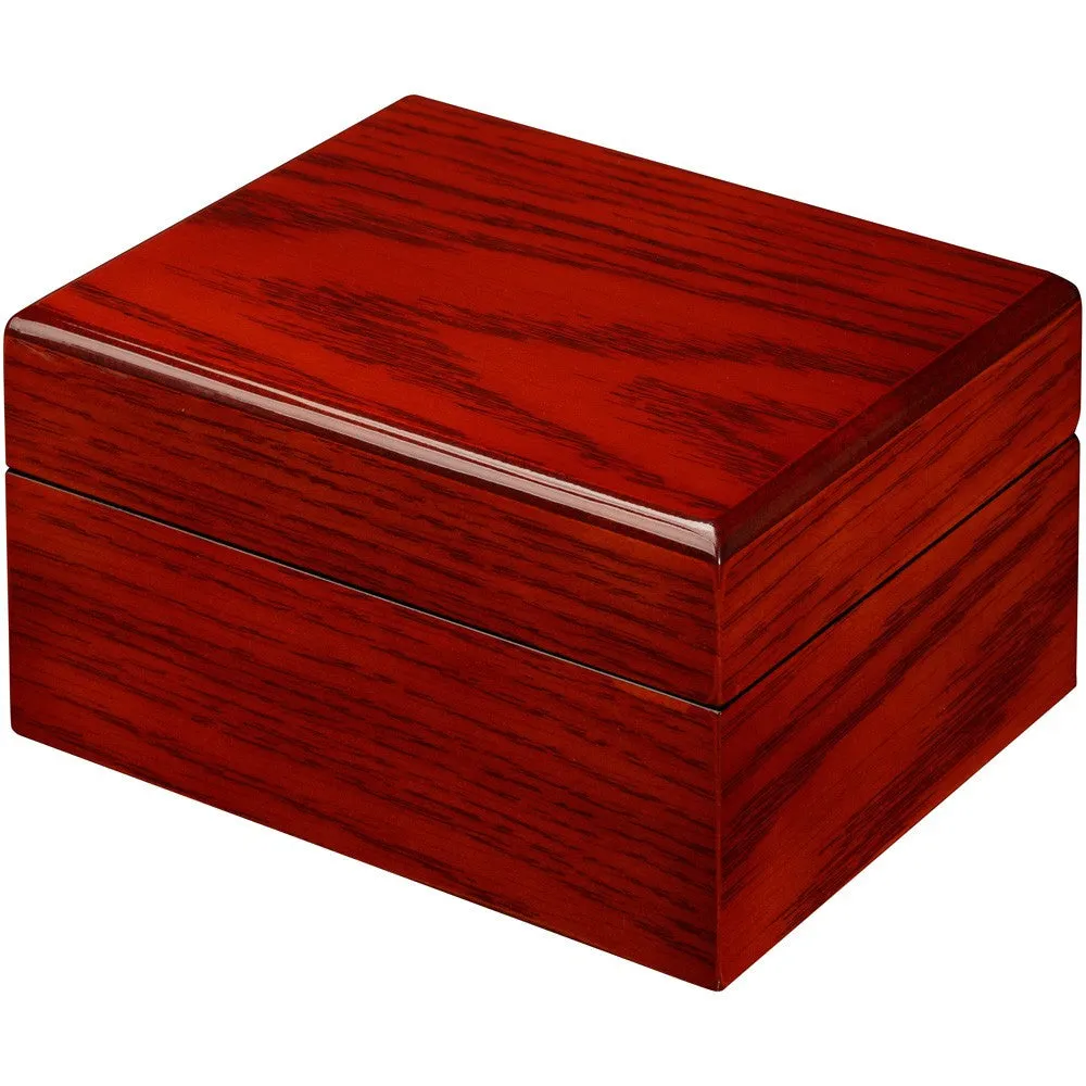 Single Mahogany Wood Watch Box