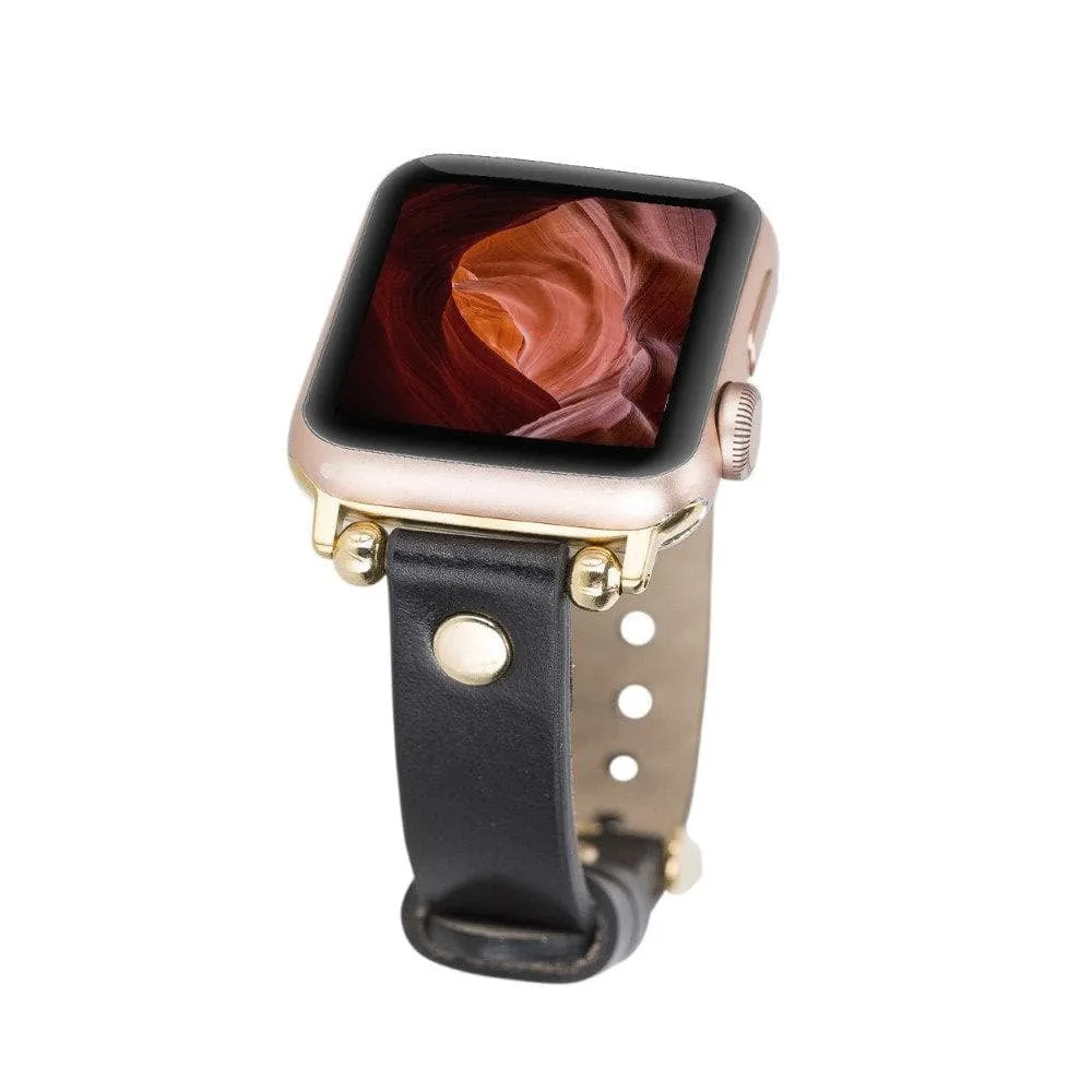 Sizergh Ferro Apple Watch Leather Straps