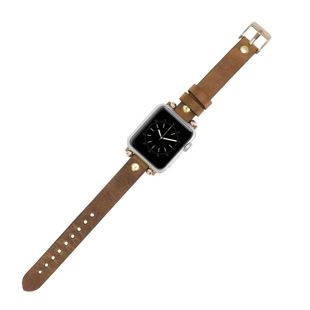 Sizergh Ferro Apple Watch Leather Straps
