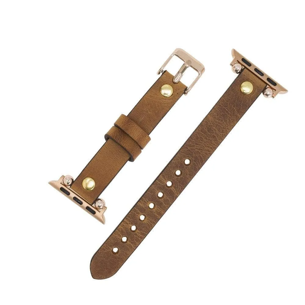 Sizergh Ferro Apple Watch Leather Straps