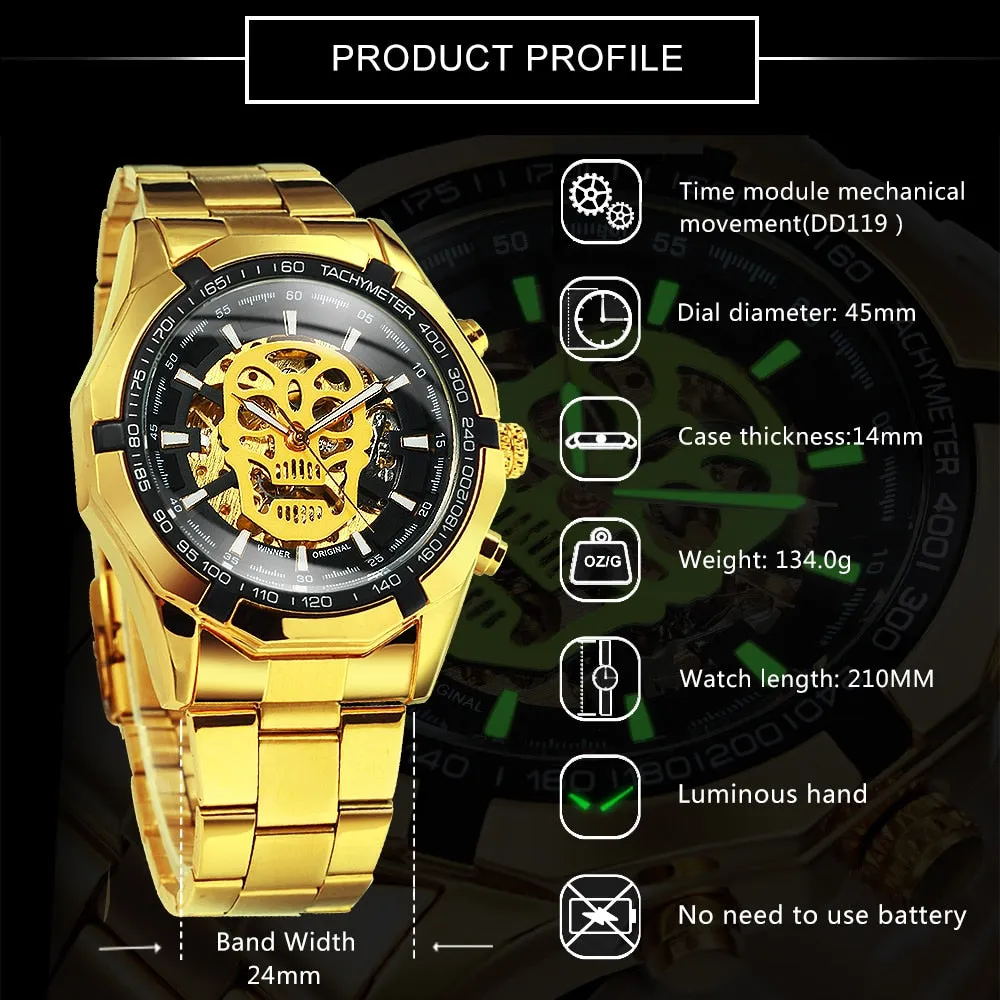 Skeleton Mechanical Skull Watches