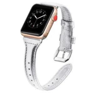 Slim Leather Watch Band