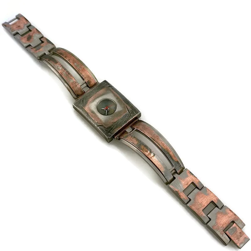 Small Dial Watch With Blue Dial