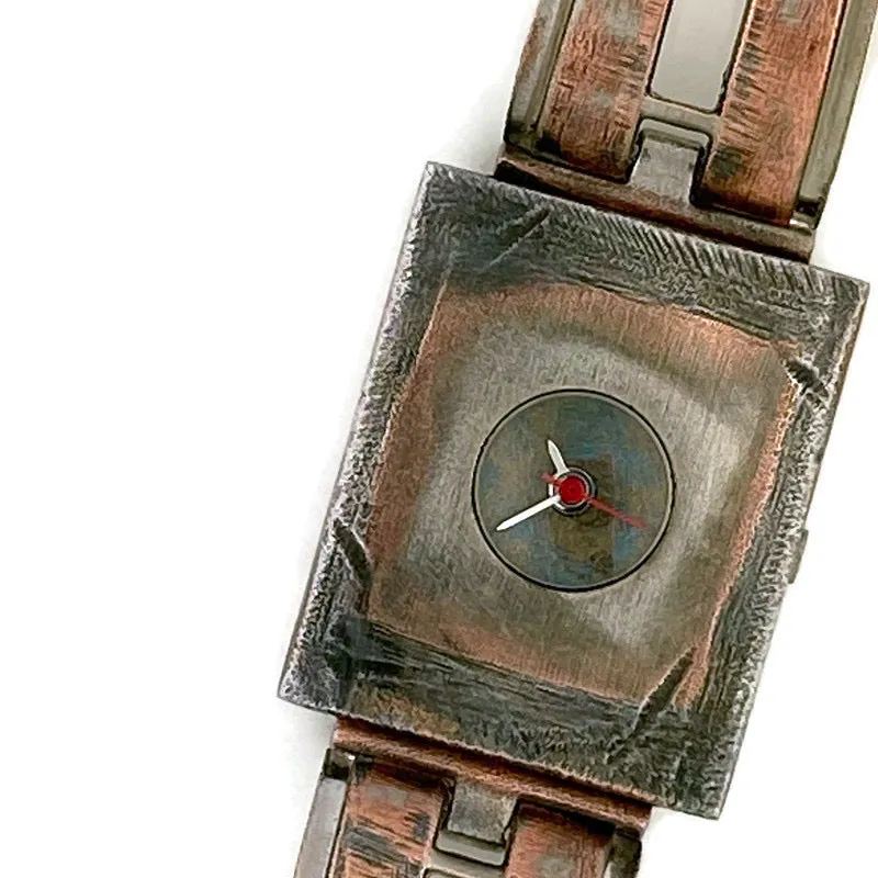 Small Dial Watch With Blue Dial