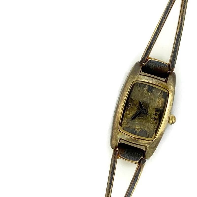 Small Women's Watch, Green Dial