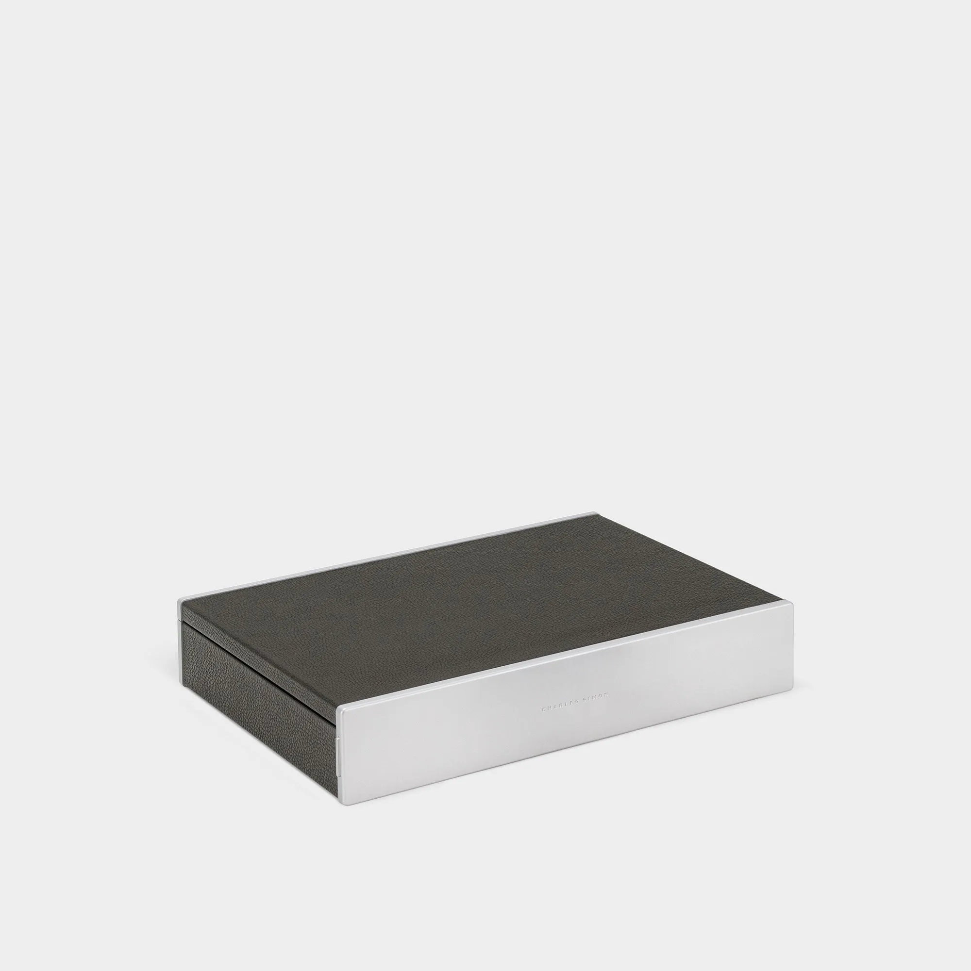 SPENCE 12 WATCH BOX - GRAPHITE / GREY