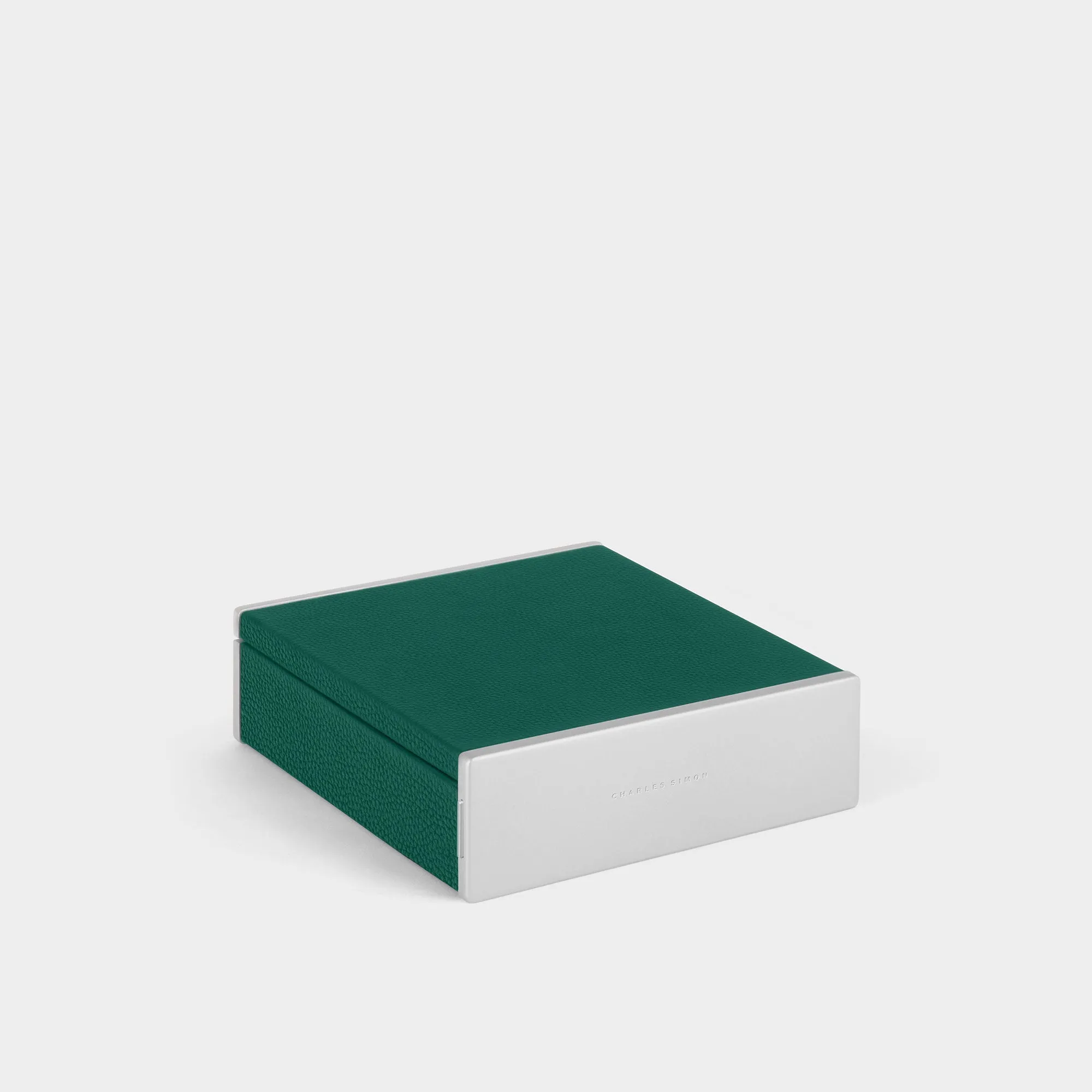 SPENCE 6 WATCH BOX - EMERALD / GREY
