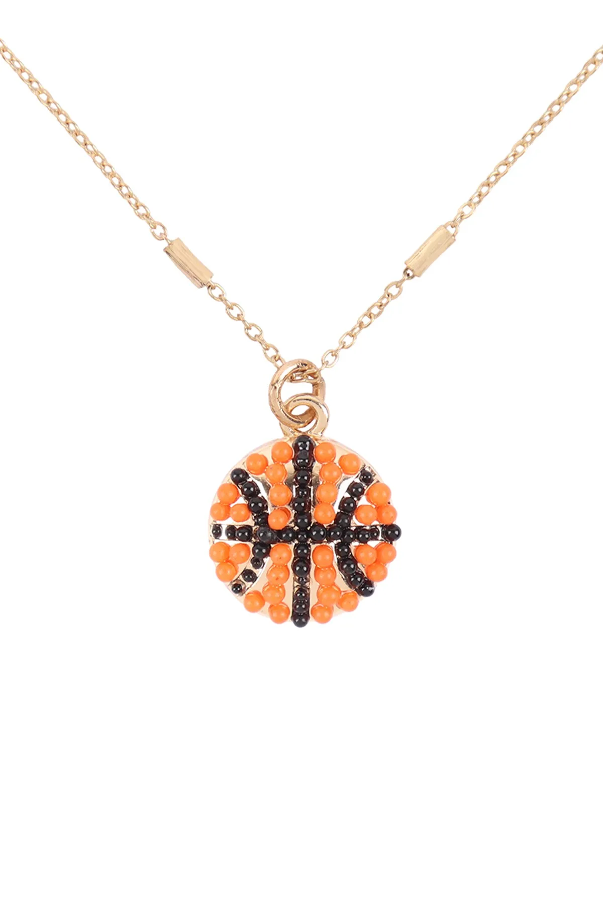 SPORTS SEED BEAD CHAIN NECKLACE