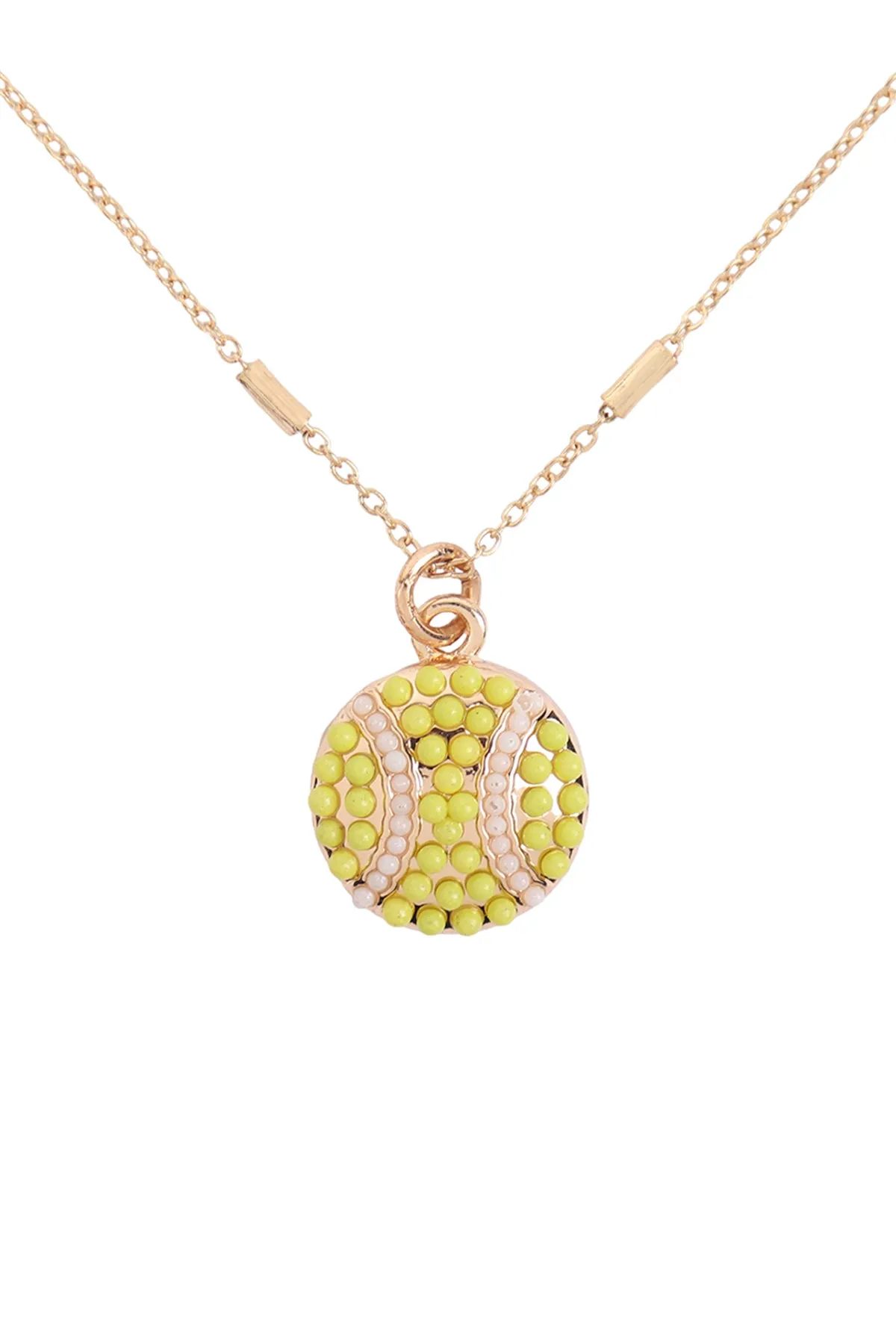 SPORTS SEED BEAD CHAIN NECKLACE