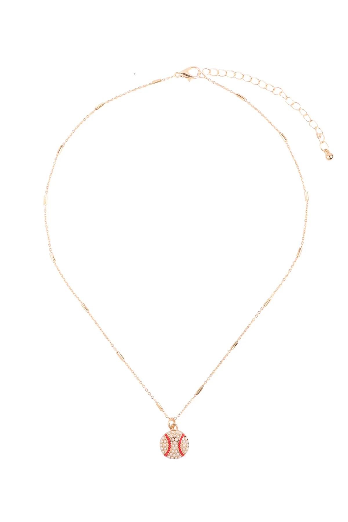 SPORTS SEED BEAD CHAIN NECKLACE