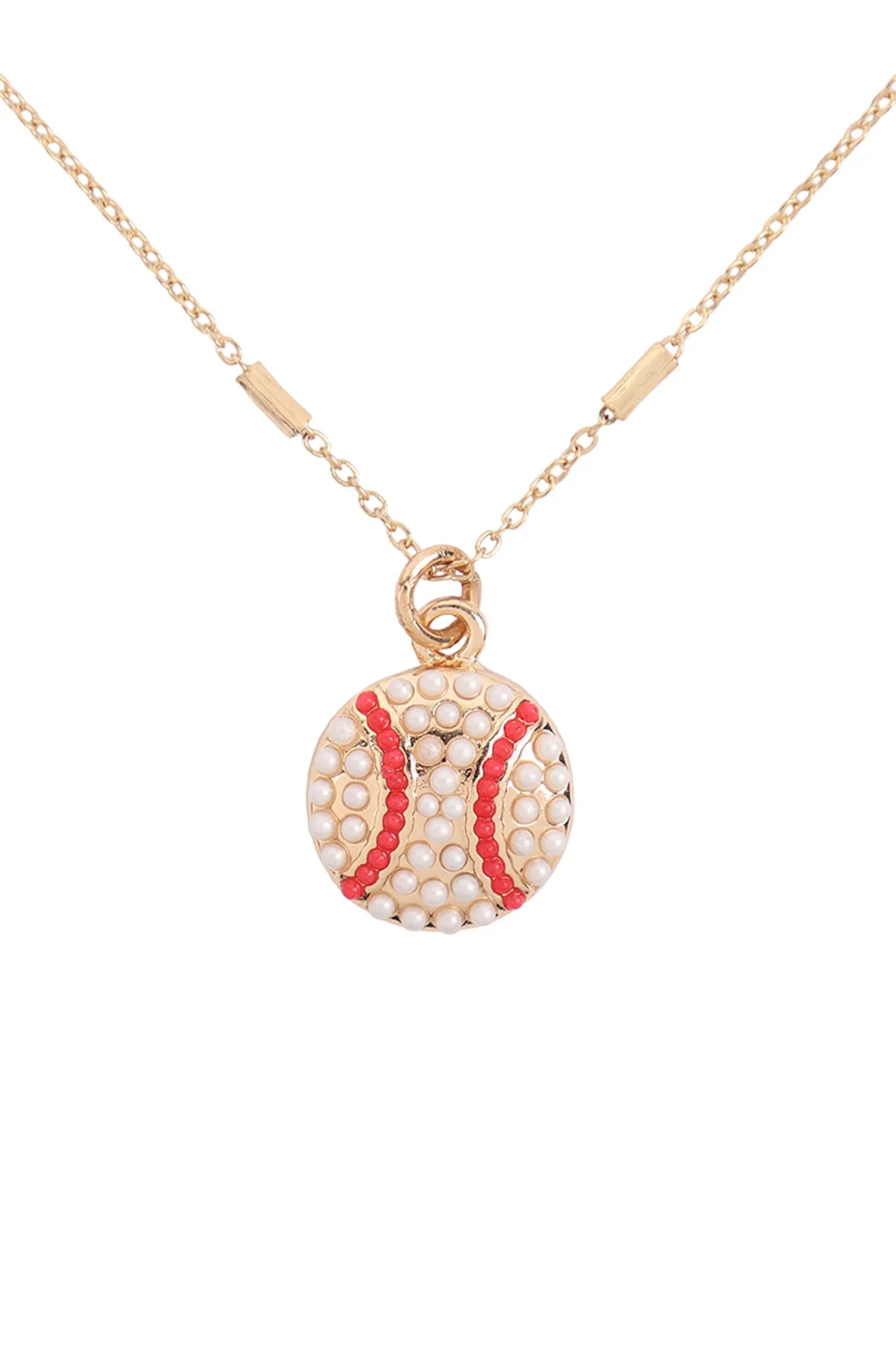 SPORTS SEED BEAD CHAIN NECKLACE