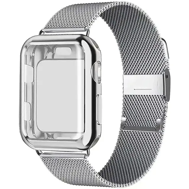 Stainless Steel Adjustable Wrist Strap with Screen Protector