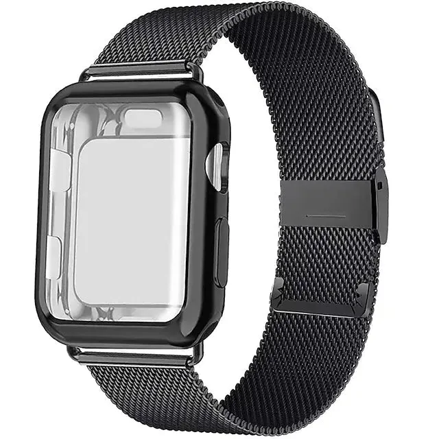 Stainless Steel Adjustable Wrist Strap with Screen Protector