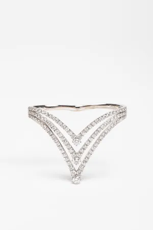STEFERE | 18K WHITE GOLD 2.5CT DIAMOND RING