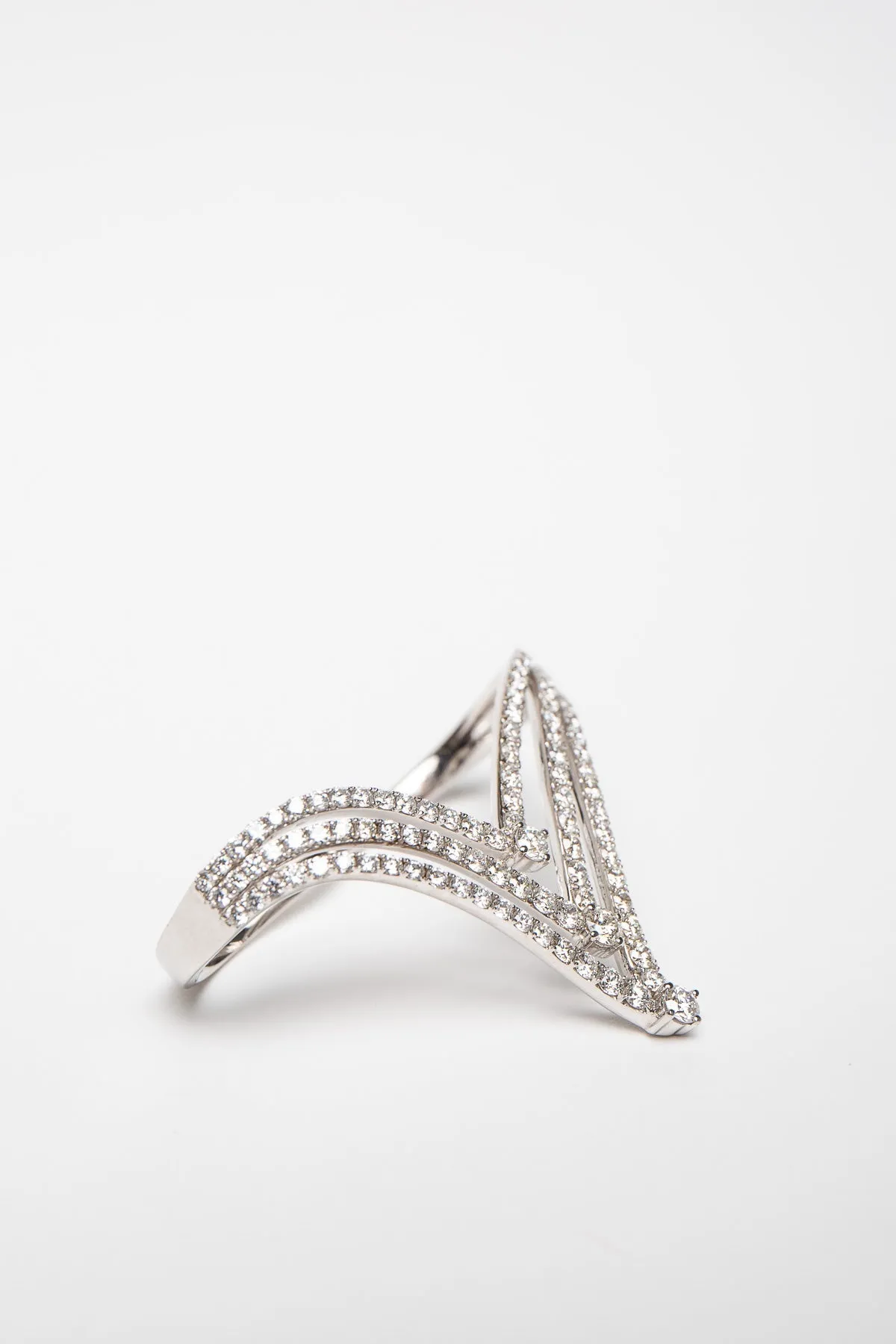 STEFERE | 18K WHITE GOLD 2.5CT DIAMOND RING
