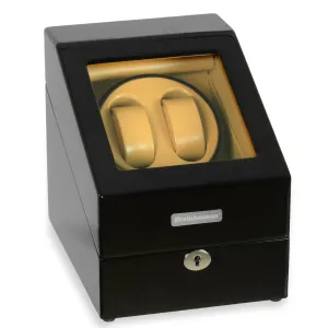 Steinhausen Heritage Double Watch Winder With Storage/Onyx