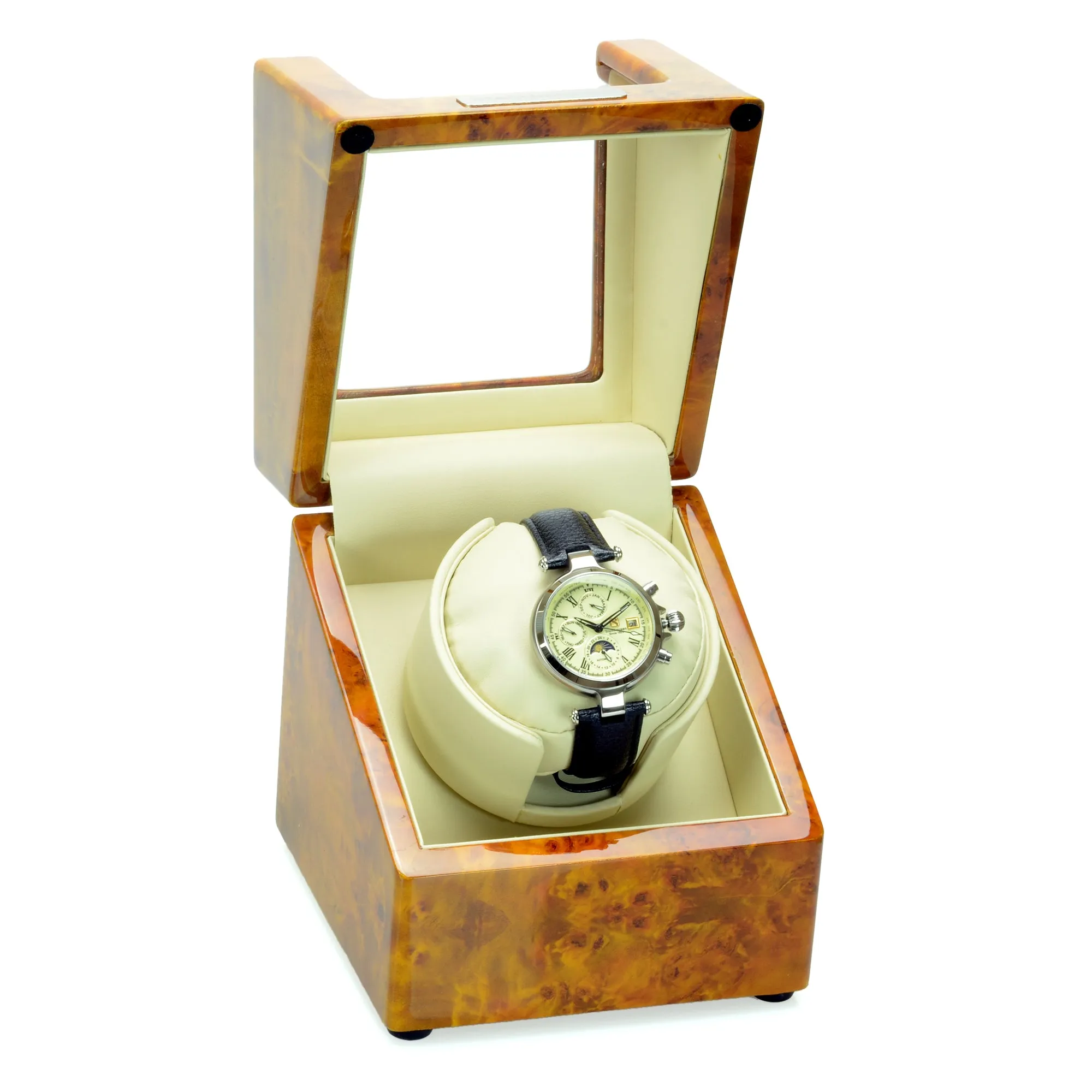 Steinhausen Heritage Single Watch Winder/Burlwood