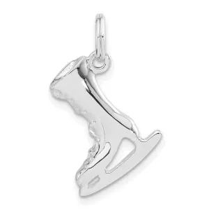 Sterling Silver Ice Skate Charm