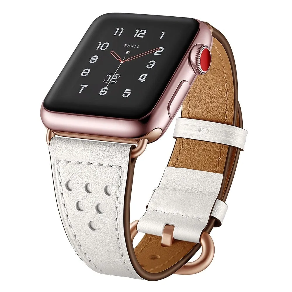 Tapered Leather Watch Band