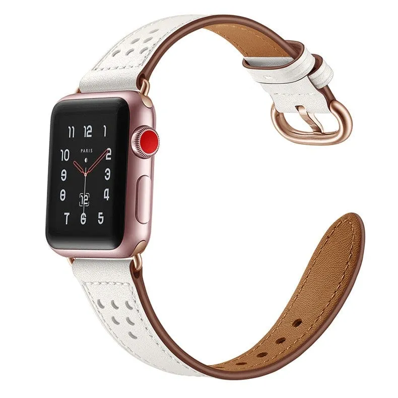Tapered Leather Watch Band