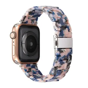 Temperament Blue Resin Clasp