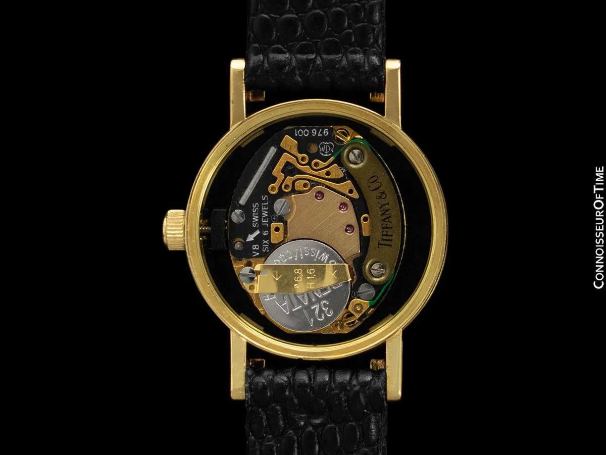 Tiffany & Co. Atlas Ladies Watch with Boxes - 18K Gold