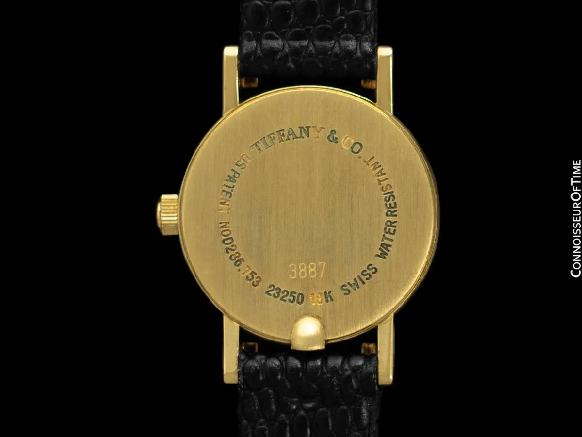 Tiffany & Co. Atlas Ladies Watch with Boxes - 18K Gold