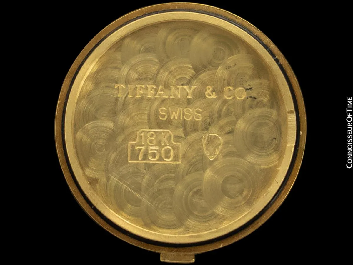Tiffany & Co. Atlas Ladies Watch with Boxes - 18K Gold