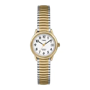 Timex Women's Indigo WR30M Yellow Gold Round Dial With Two Tone Bracelet Analog Watch, T2H381