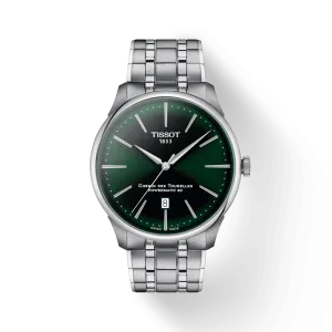 Tissot Chemin Des Tourelles Powermatic 80 Green Dial 42mm Men's Watch T1394071109100