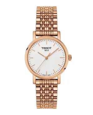 Tissot Everytime Small White Dial Rose Gold Tone Women's Watch T1092103303100