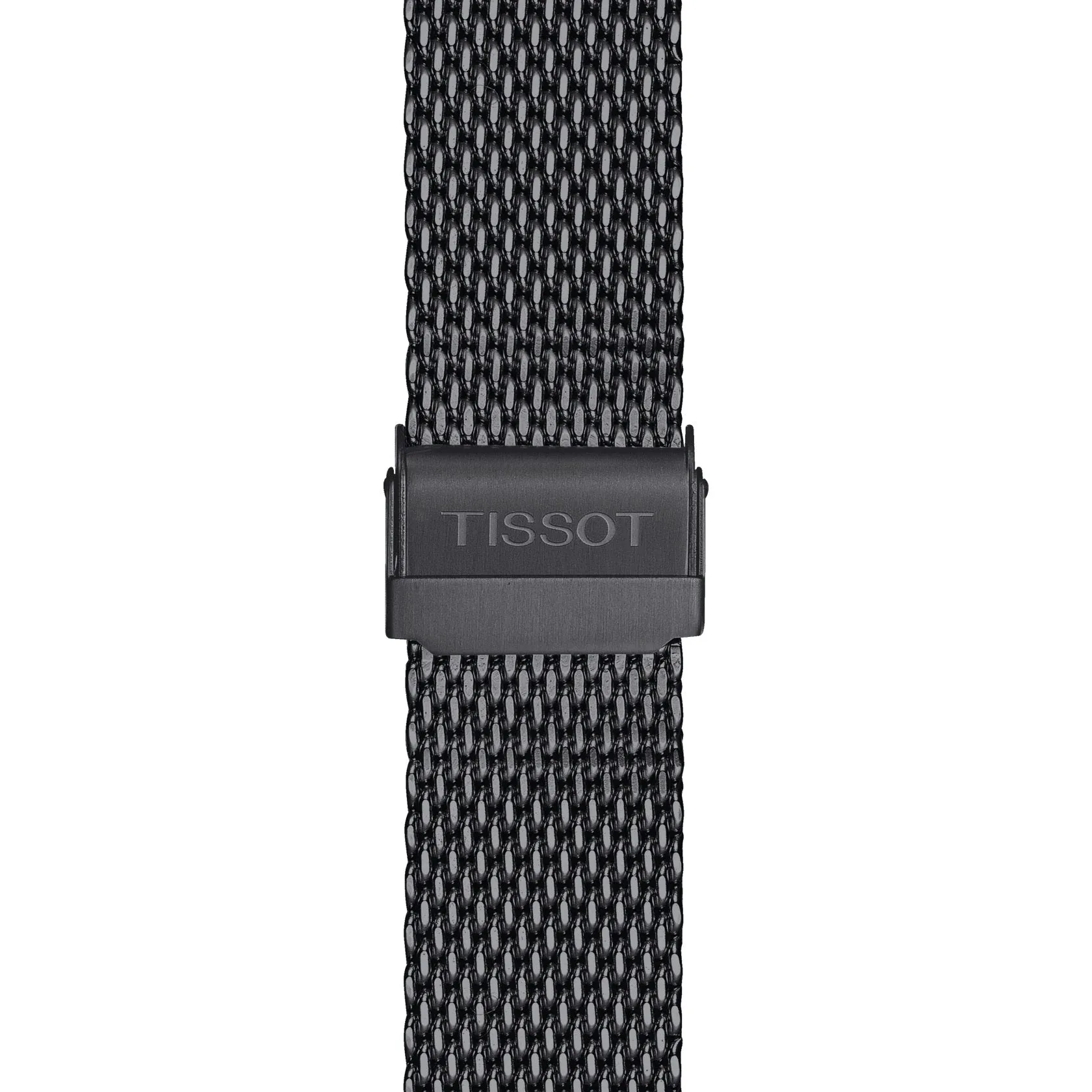 Tissot PR 100 Chronograph Mens Grey Tone Grey Dial Mesh Strap Watch