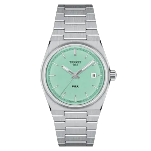 Tissot PRX 35mm Light Green Dial Stainless Steel Unisex Watch T1372101109100