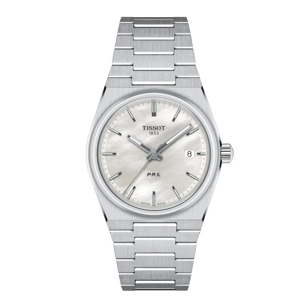 Tissot PRX (35mm) Stainless Steel Mother of Pearl Dial Watch