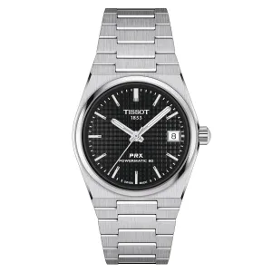 Tissot PRX Powermatic 80 (35mm) Stainless Steel Black Dial Watch