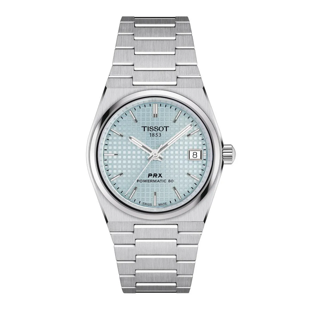 Tissot PRX Powermatic 80 (35mm) Stainless Steel Ice Blue Dial Watch