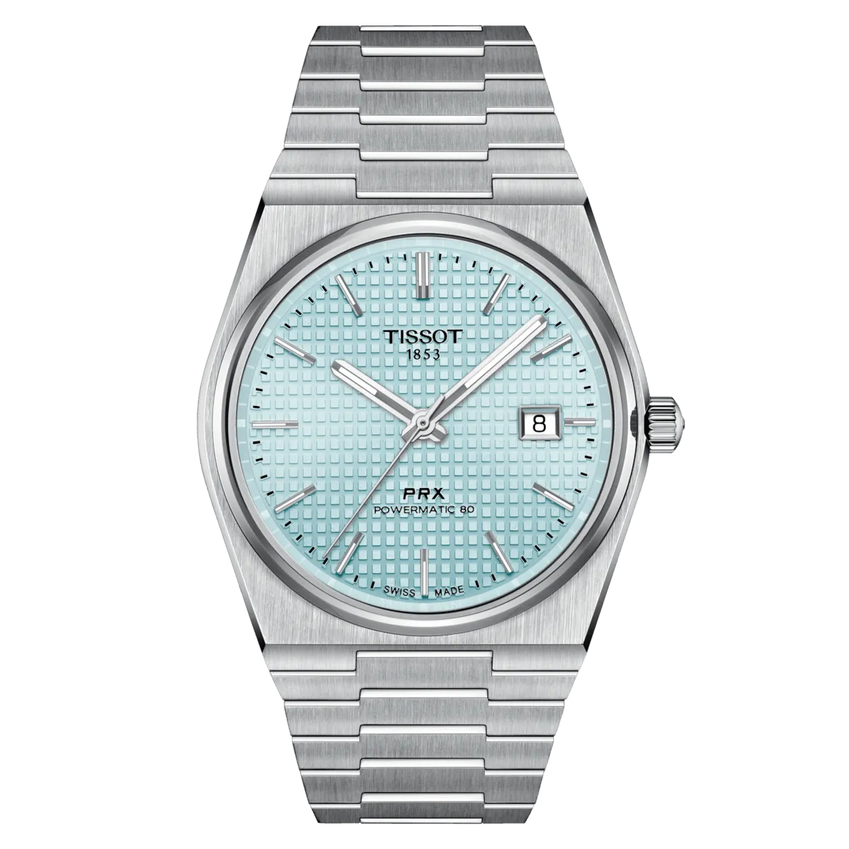 Tissot PRX Powermatic 80 Ice Blue 40mm Men's Watch T1374071135100