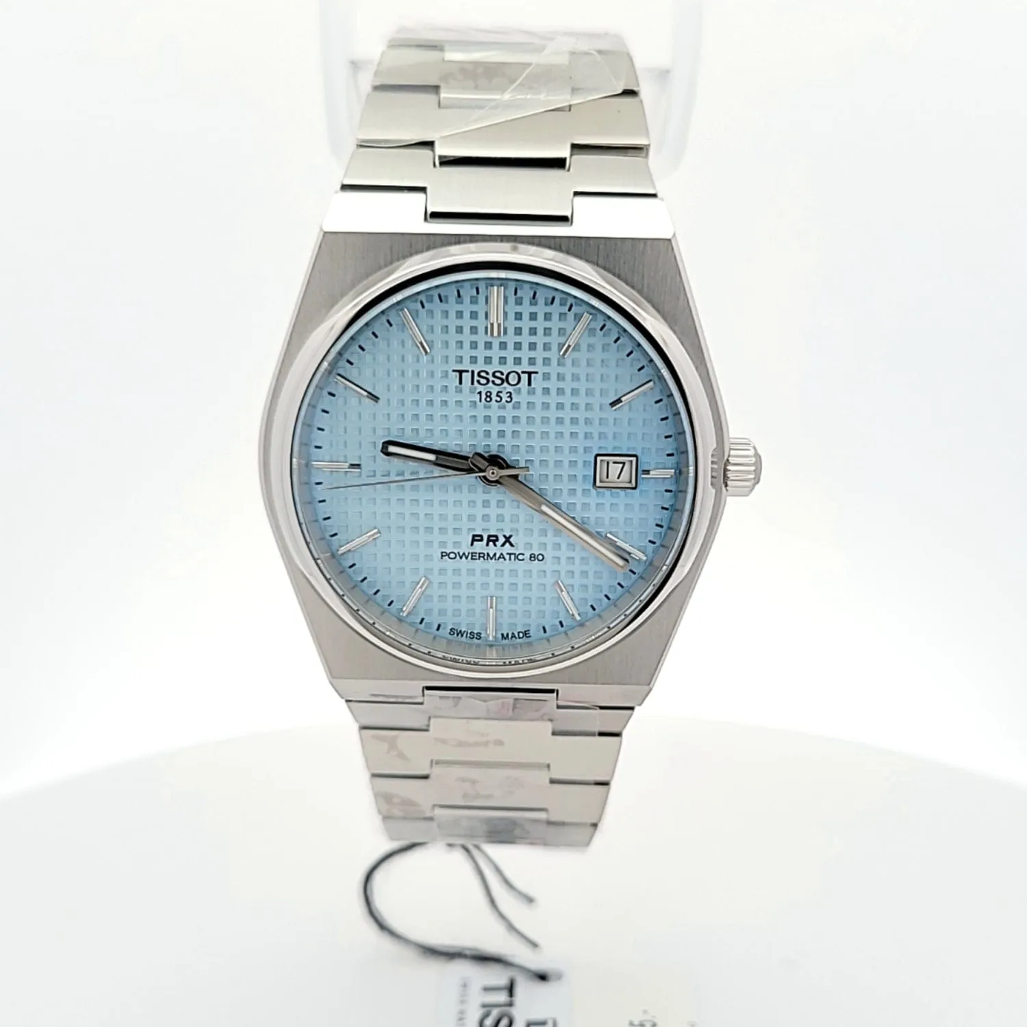Tissot PRX Powermatic 80 Ice Blue 40mm Men's Watch T1374071135100