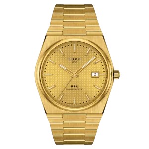 Tissot PRX Powermatic 80 Yellow Gold 40mm Men's Watch T1374073302100
