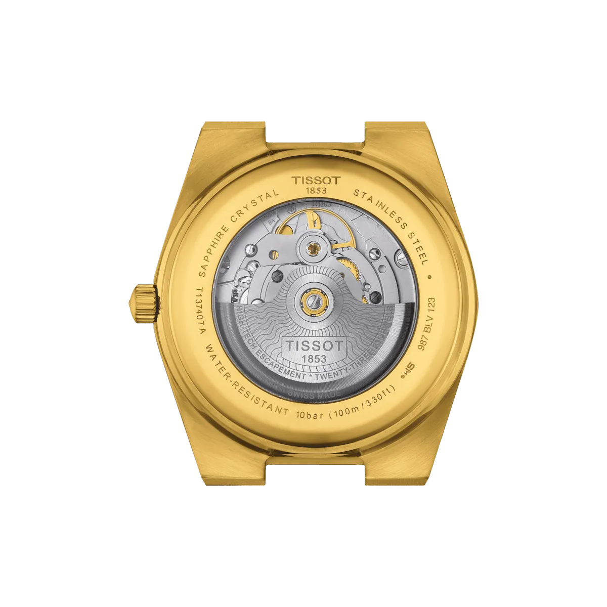 Tissot PRX Powermatic 80 Yellow Gold 40mm Men's Watch T1374073302100