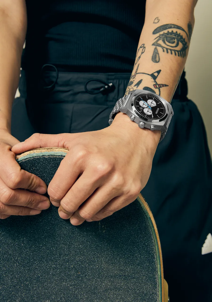 TME TELLER CHRONO CHROME/BLACK