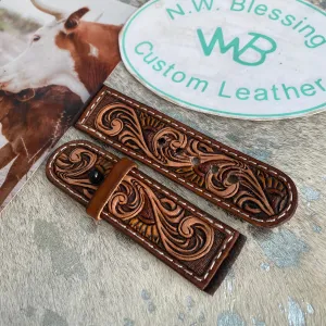 Tooled Leather Band