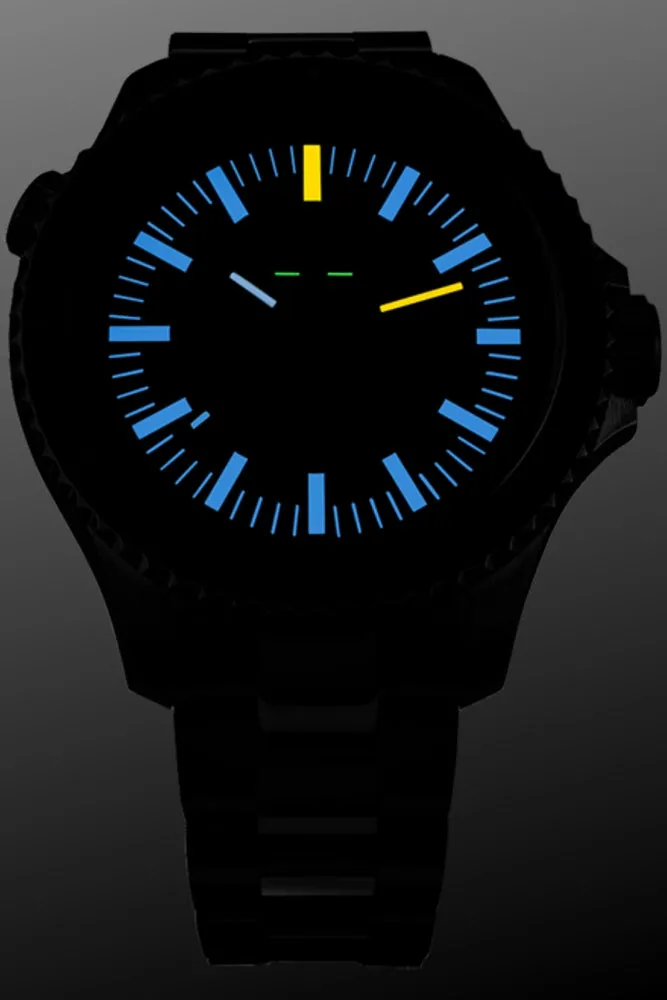 Traser P67 Super-Sub 500 Meter T100 TRITIUM Professional Dive Watch, Special Set 109370