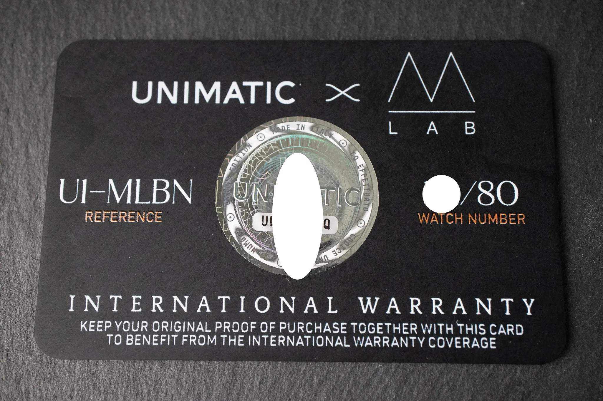 Unimatic x Massena LAB U1-MLBN