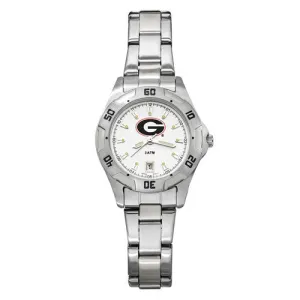 UNIV OF GEORGIA ALL-PRO WOMEN'S CHROME WATCH W/BRACELET