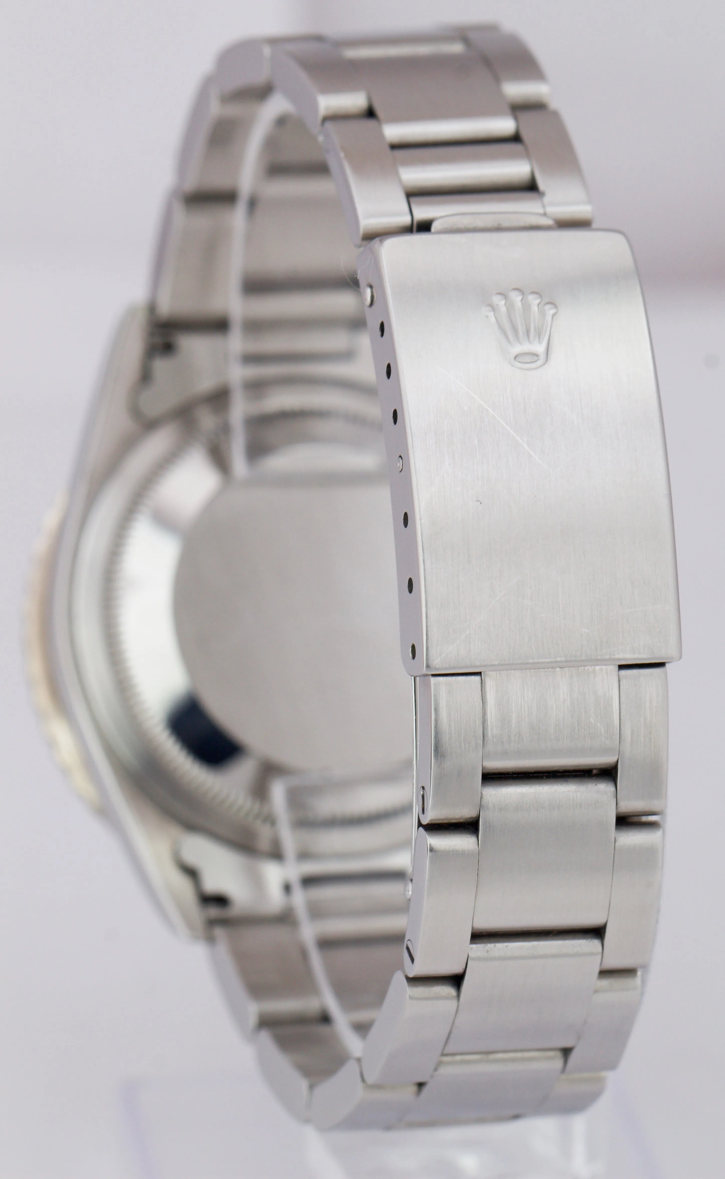 UNPOLISHED Rolex DateJust 36mm Turn-O-Graph Silver Dial Stainless Watch 16264