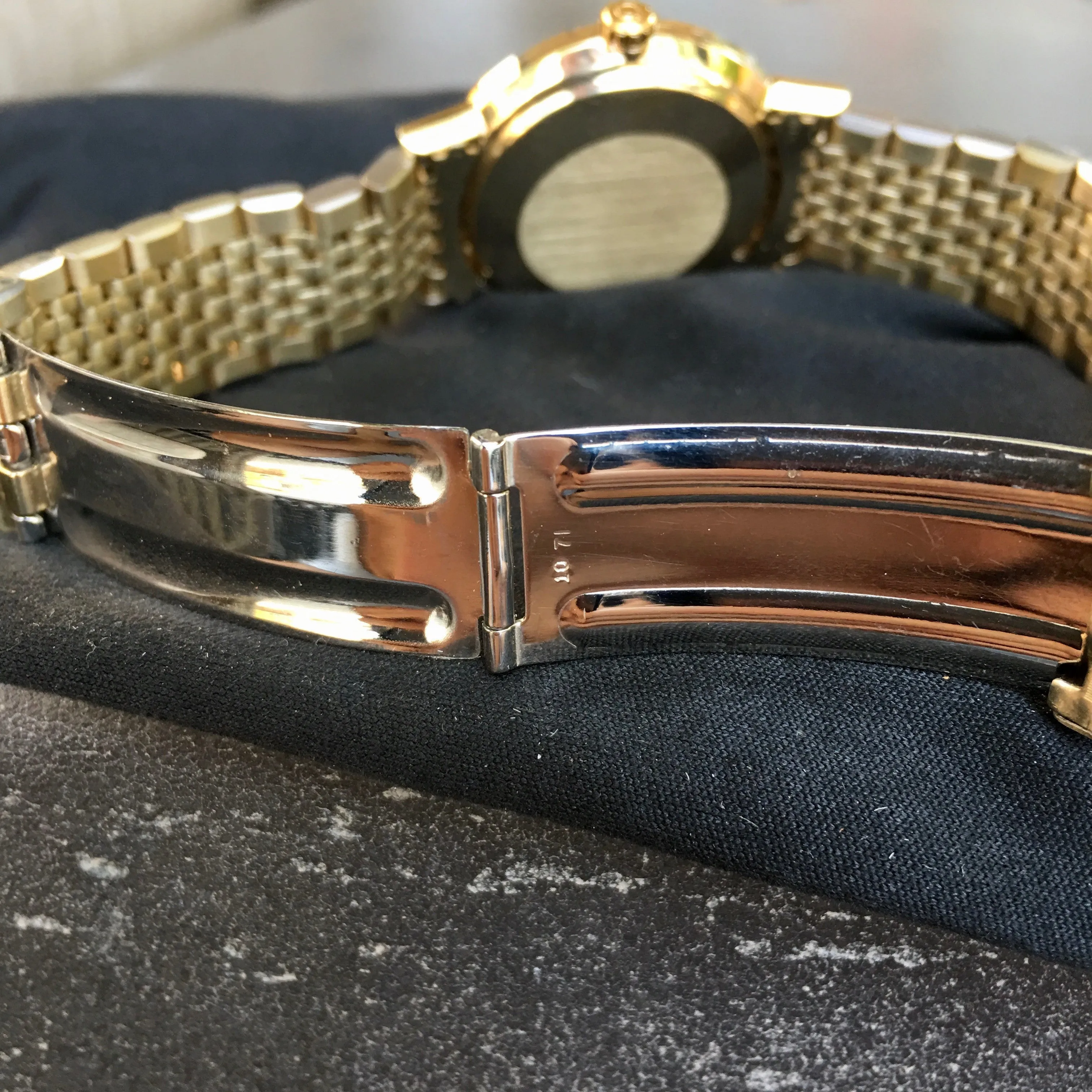Vintage Omega Seamaster De Ville Date 6292 Gold Filled Automatic Wristwatch Box and Papers New Old Stock