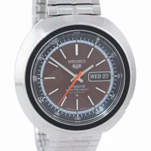 Vintage Seiko Sports 6119-6400 UFO Automatic 43mm Day Date Diver Steel Watch