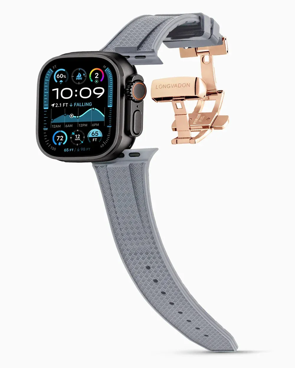 Voyager Series | Gris Acier |for Apple Watch Ultra 2 Black