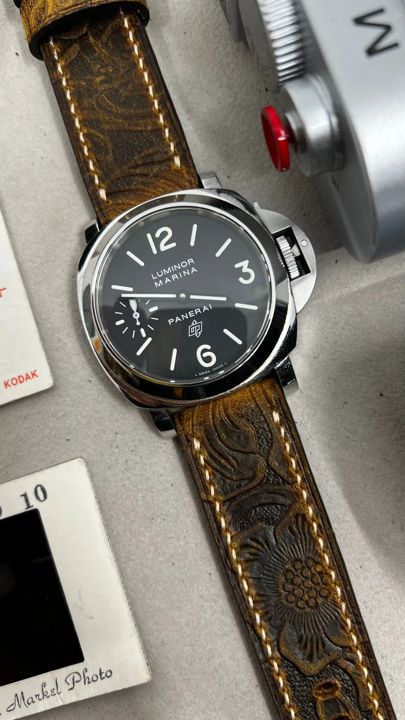Watch Strap 24mm 26mm, Best Watch Band in Leather Engraving, Handmade Two Piece Watchstraps 20mm, Wristwatch Band, Personalise Gift ideas